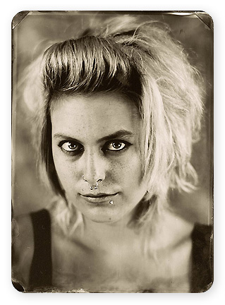 Black glass Ambrotype by Richard Cynan Jones