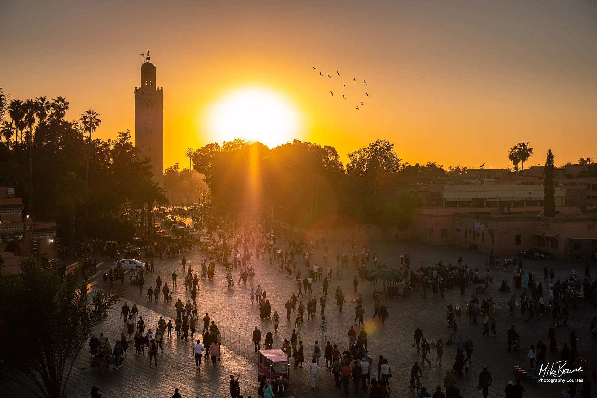 Sunset at Koutoubia Mosque, Marrakesh, Morocco