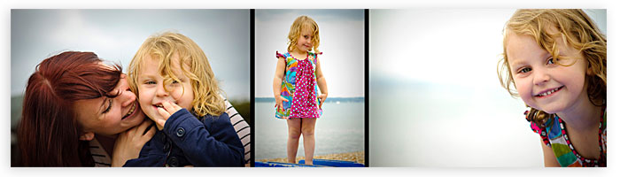 photographing children with a long lens