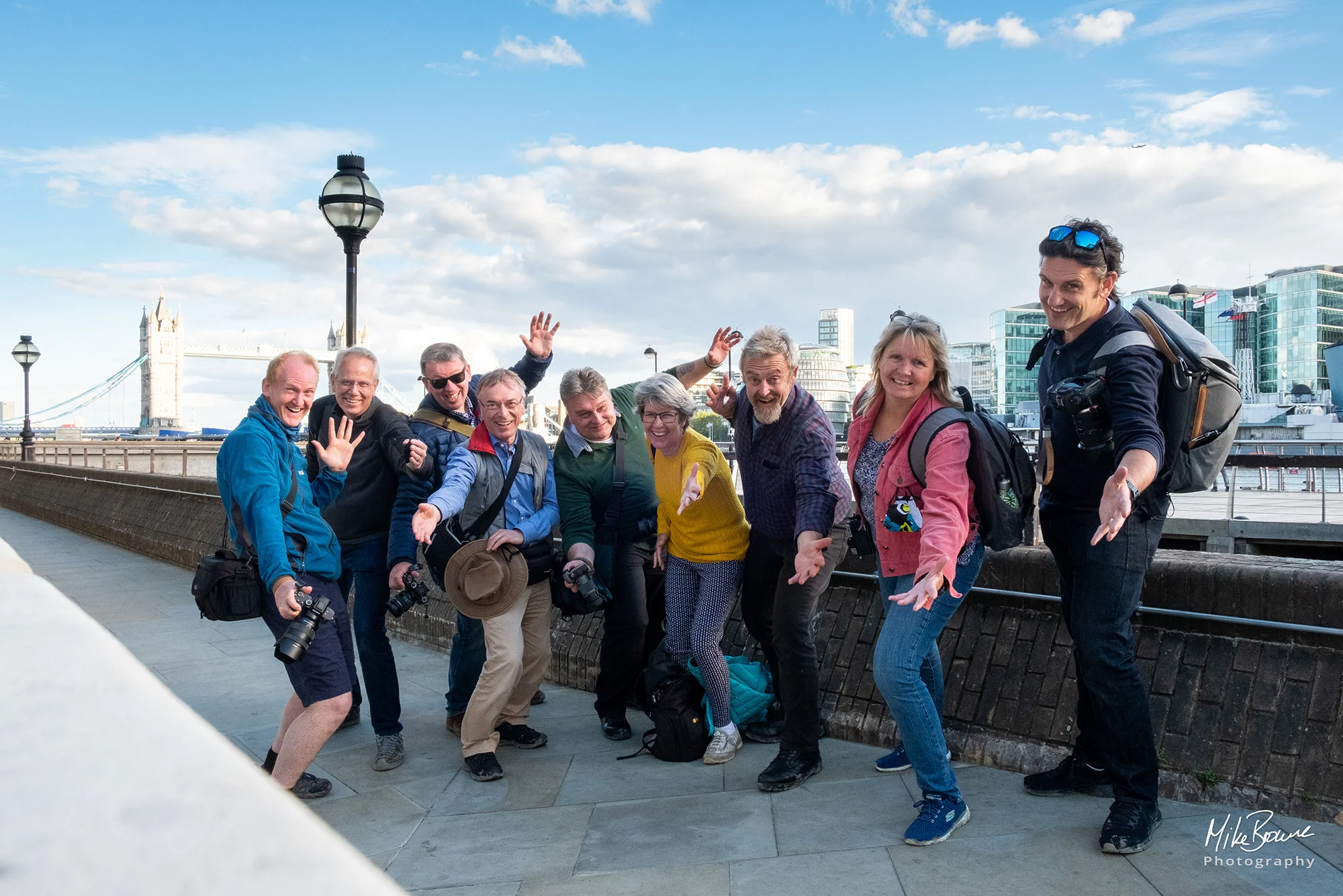 Group of photographers in London on Mike Browne\'s CDTP photo walk