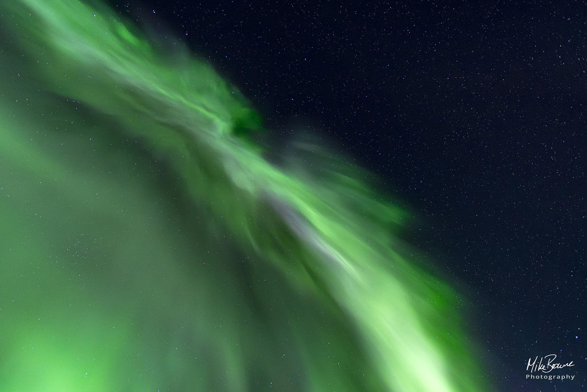Northern lights aurora borealis in Iceland
