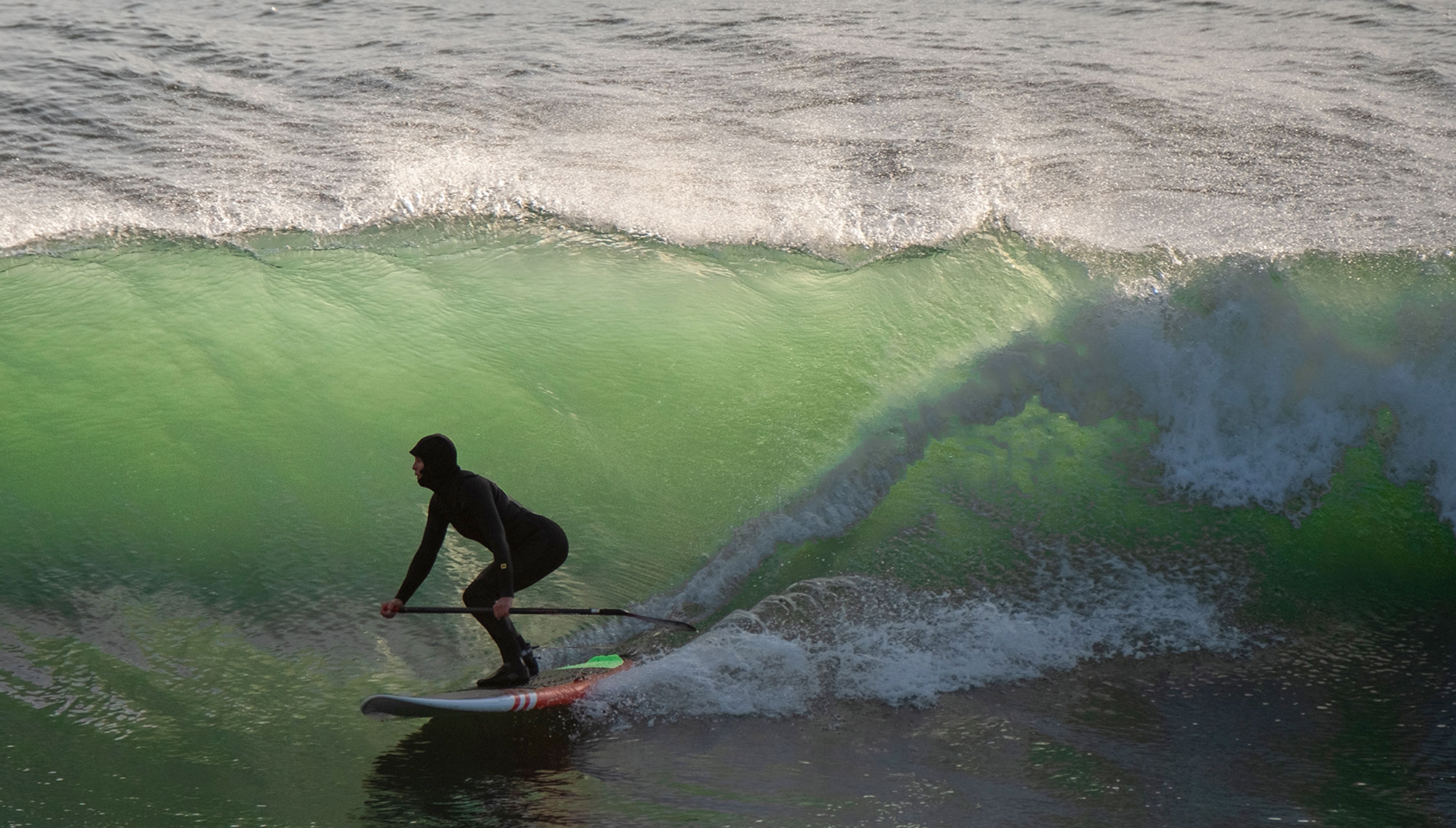 Paddleboarder at Kinard 8K