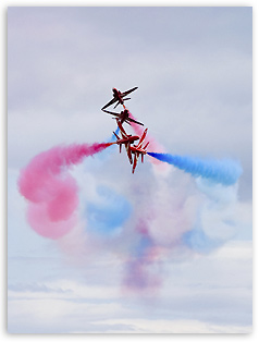 airshow photography - Red Arrows