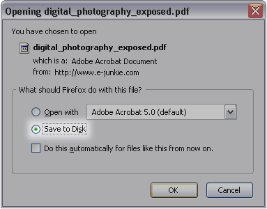 download and save